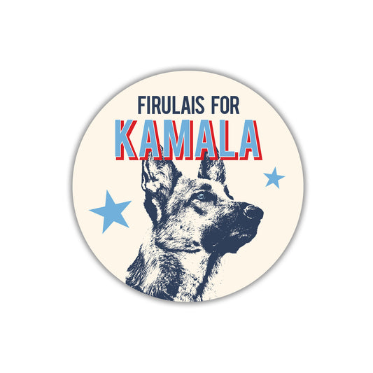 Firulais for Kamala Vinyl Sticker