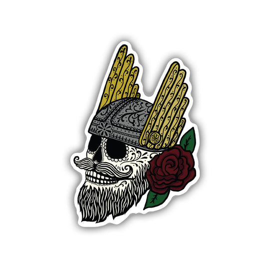 Joe Skull Vinyl Sticker